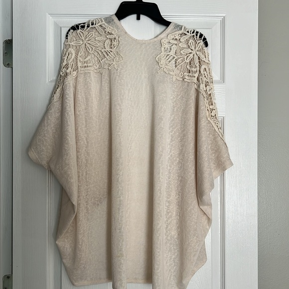 Cream Floral Appliqué Cardigan - Picture 3 of 3